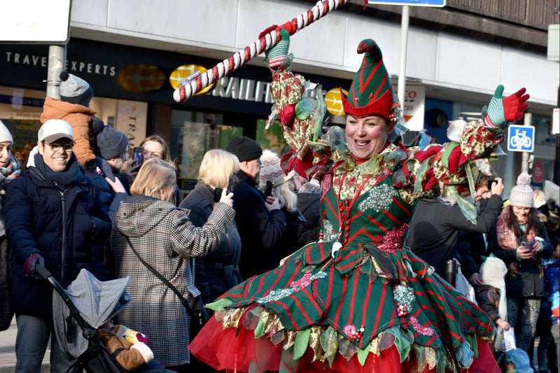 The first Manchester Christmas Parade. Photo: David Hurst