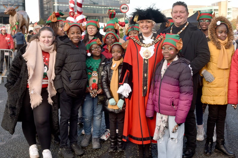 Excitement building for the first Manchester Christmas Parade. Photo: David Hurst