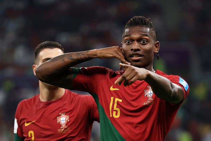 Chelsea were reportedly interested in signing the Portuguese star in the summer and he remains likely to leave AC Milan in the near future. Leao scored twice at the World Cup and has six goals in Serie A. 