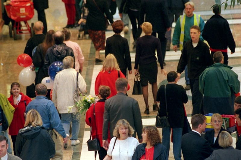 The Trafford Centre in Manchester was looking busy from the early morning of its opening day.