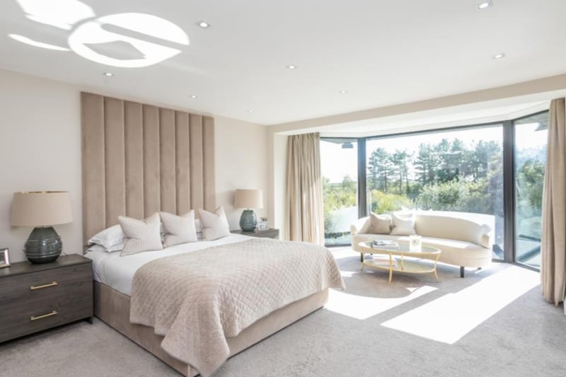 Upstairs, there are four large bedrooms, each with an en-suite.