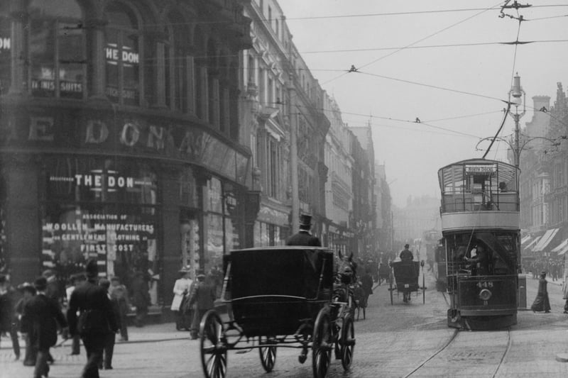 The Don clothing store stands on the corner of Paradise Street and Lord Street circa 1900. It’s now a McDonalds. (Photo by London Stereoscopic Company/Hulton Archive/Getty Images)