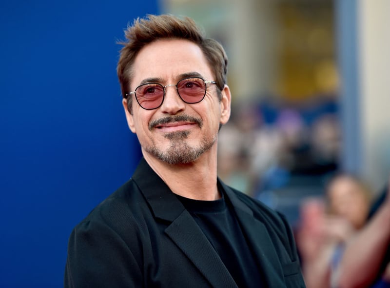 Robert Downey Jr. of Ironman fame is a long-time fan. He not only inducted them into the Rock and Roll Hall of Fame last month but also had them play at his 50th birthday. (Photo by Alberto E. Rodriguez/Getty Images)
