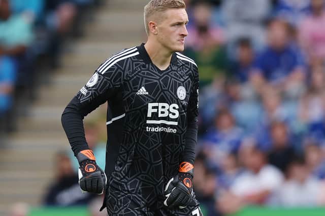 Leicester keeper Daniel Iversen