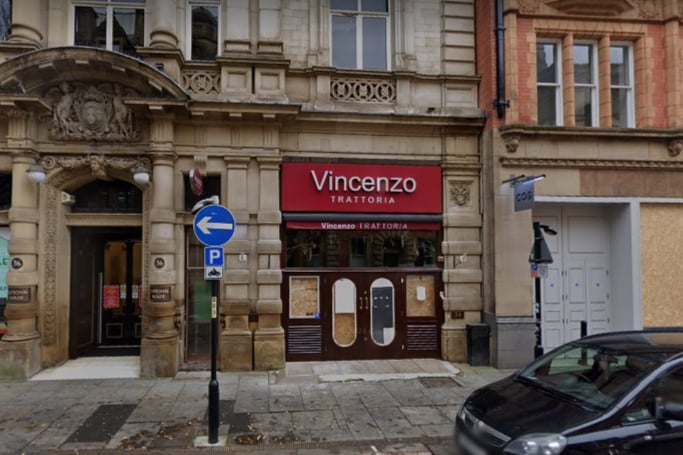 Vincenzo Trattoria, a family-run traditional Italian restaurant serving up pasta and pizza on St Ann’s Street in the city centre, has received the top five-star rating. Photo: Google Maps