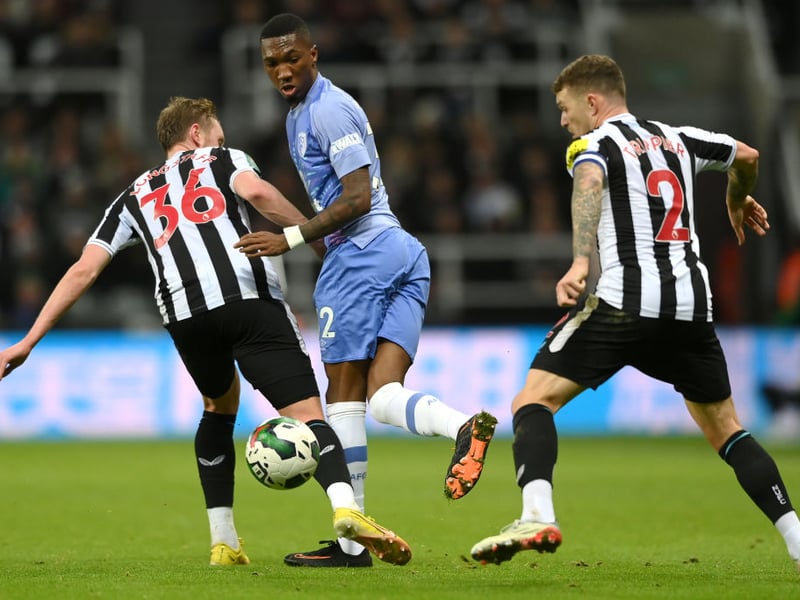 Had Newcastle’s first meaningful chance as he hit a free-kick wide of the left post. Put some teasing balls into the box and was crucially able to force Adam Smith to turn the ball into his own goal.