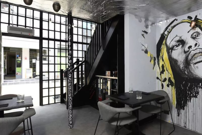 The restaurant in Digbeth offers an “urban-style monochrome palette and graffiti-covered walls tick all the zeitgeist boxes,” according to the Michelin Guide. (Photo by Michelin Guide)