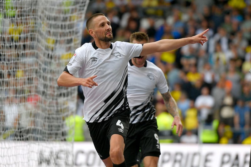 Conor Hourihane has enjoyed spells at Barnsley, Aston Villa and Sheffield United over the course of his career - however, in the summer, his contract at Derby County will expire. 