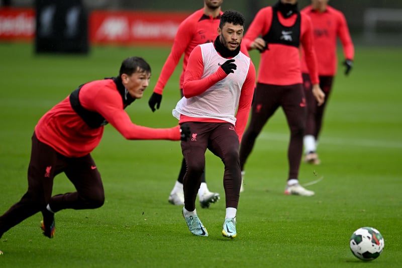 Klopp may not risk Darwin Nunez given his dearth of attacking options. Oxlade-Chamberlain caught the eye in the role against AC Milan and could keep his spot. 