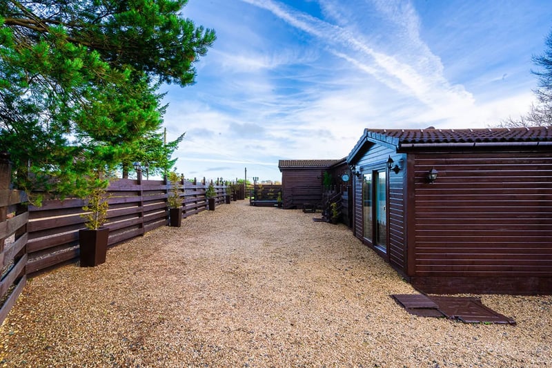 Through separate private access you will arrive at the holiday chalet