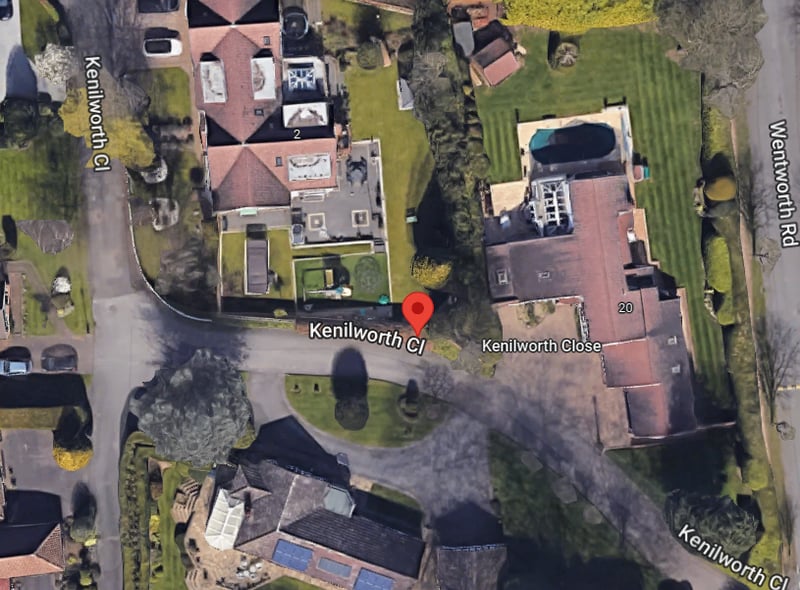 Kenilworth Close is the third most priciest in the region with average house prices at £1,902,000, according to Halifax. It’s in Sutton Coldfield. The houses here are part of the Four Oaks Estate and is an affluential neighbourhood. (Photo - Google Maps) 