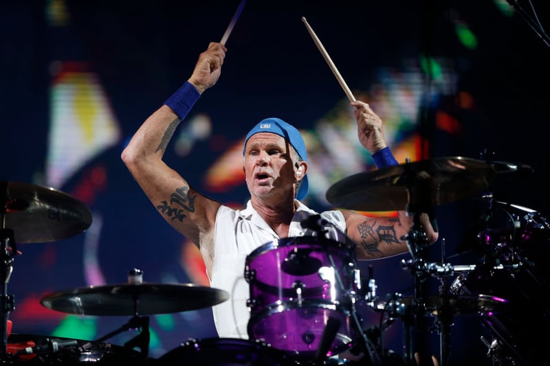 Red Hot Chilli Pepper’s Chad Smith and Ozzy are great fans and have mutual respect. The duo have worked together on two of Ozzy’s albums - Ordinary Man and Patient No. 9. (Photo by Wagner Meier/Getty Images)