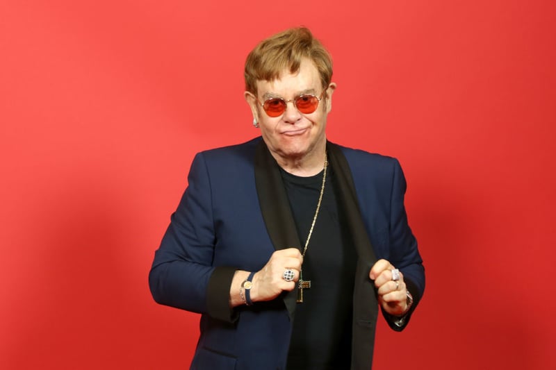 Elton John is not just a fan of Ozzy but also a good friend of his wife, Sharon. Ozzy and Elton collaborated on the 2020 released song Ordinary Man. (Photo by Phillip Faraone/Getty Images for iHeartMedia)