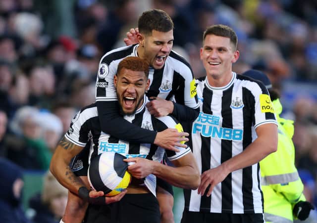 Newcastle United player ratings from win against Leicester City. (Photo by Marc Atkins/Getty Images)