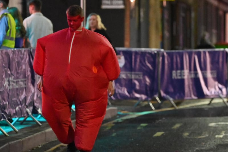 It’s a Boxing Day tradition in Wigan that revellers hit the town in an array of costumes