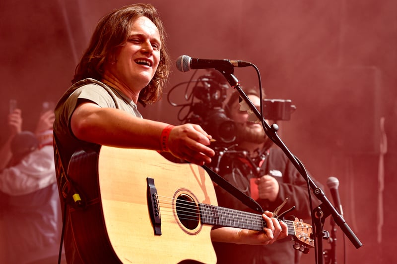Jamie Webster performed in the fan park before the Champions League final at Stade de France. The up and coming singer also performed a sell out gig at the M&S Bank Arena and has been named as the headline act for On the Waterfront 2023. Image: Andrew Powell/LFC/Getty