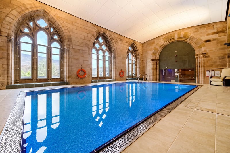 On-site amenities include a 10m heated swimming pool 