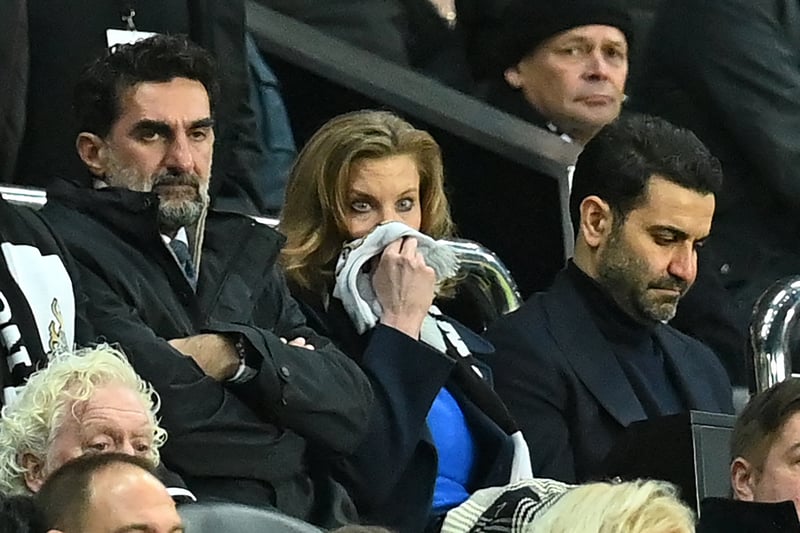 Yasir Al-Rumayyan, Amanda Staveley and Mehrdad Ghodoussi realise the work that lays ahead as Newcastle suffer a shock defeat to Cambridge United in that match.