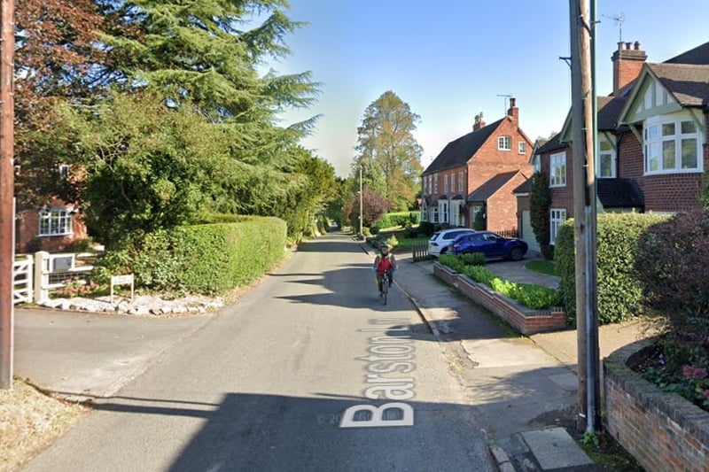 Barston village in Solihull near Birmingham was recently named among the poshest villages to live in the UK, according to a list released by The Telegraph. It’s only 50 minutes away from the city centre and is known for its beautiful greenery and nicest people. The village architectural heritage spanning some 400 years.  (Photo - Google Streetview) 