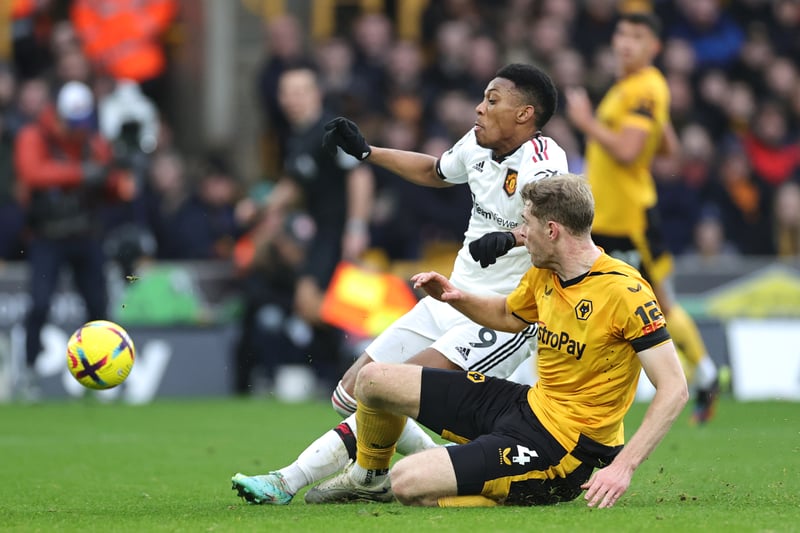 Probably saved Wolves from conceding a goal in the first half as he slid in to tackle Martial at the last moment. Showed good awareness and even tenacity this afternoon.