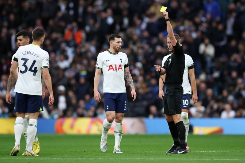 Would have been disappointed by an early booking but was a delight to watch  when he had to read the game. There is point to be made that he was the best defender for Spurs-6