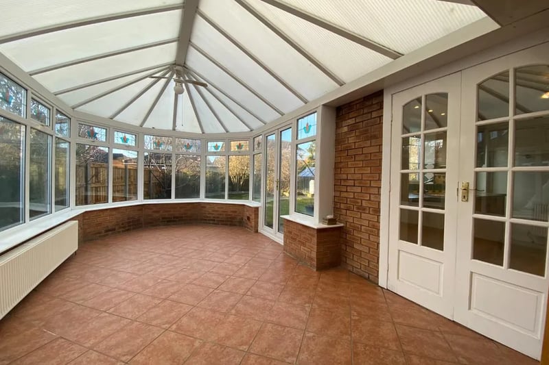 Conservatory area perfect for families 