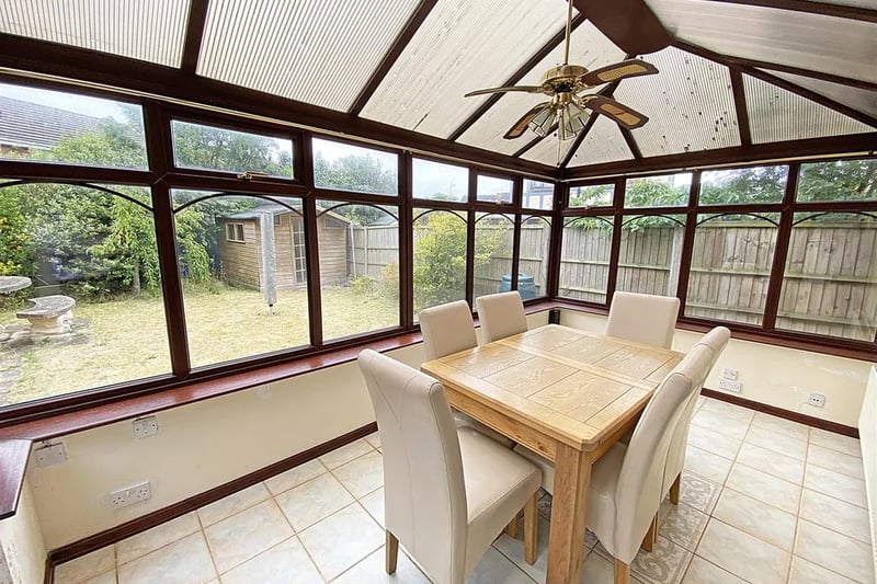 Conservatory perfect for family living 