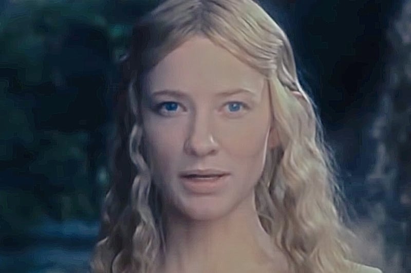 Blanchett plays the iconic Galadriel in the blockbuster Lord of the Rings franchise (2001). She is known for being a powerhouse female presence in the trilogy.