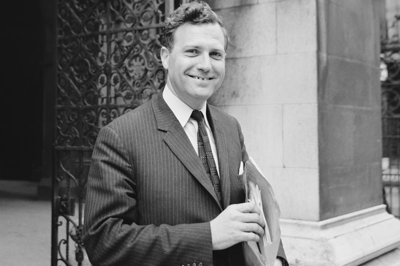 British Labour and former Wednesbury MP John Stonehouse in 1963. He was  president of the London Co-operative Society.