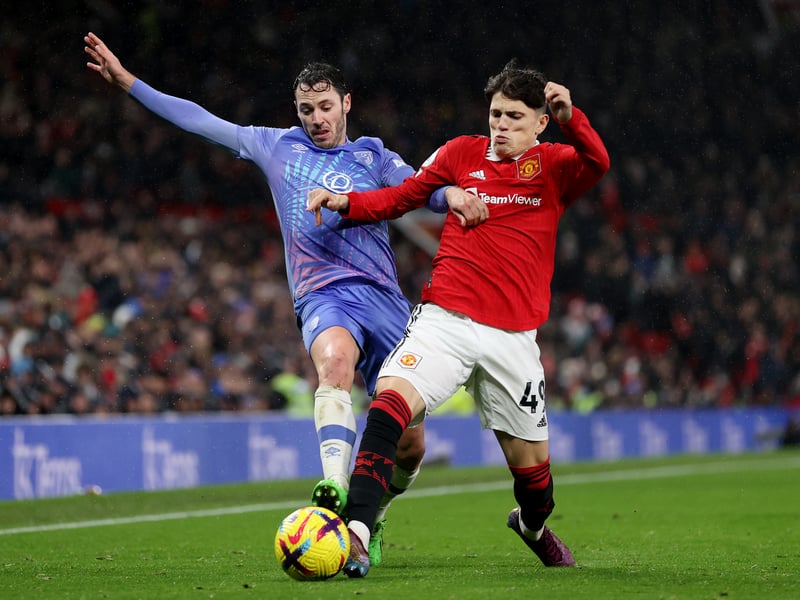 Another exciting performance from the winger. He habitually cut in off the left and caused Adam Smith repeated issues - in fact, the right-back was booked and replaced in the second half.