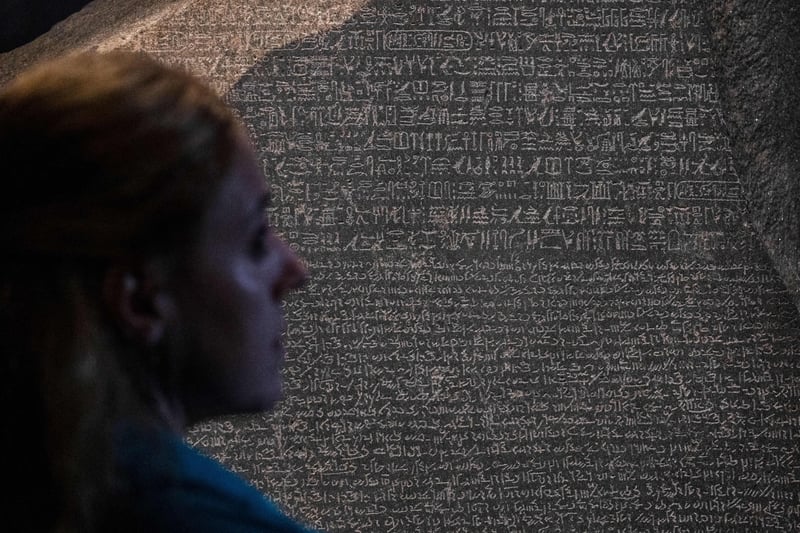 The inscriptions on the dark grey granite slab, the text of a decree in three languages, were the seminal breakthrough in deciphering ancient Egyptian hieroglyphics. The “confiscation” of the relic came during imperial battles between Britain and France. 

The Rosetta Stone was rediscovered by the French in 1799 in the town of Rashid, but was transferred to British possession after the Capitulation of Alexandria in 1801. Officials from Egypt have been requesting the stone be given back to its country of origin ever since. In November 2010, Hawass told NPR that he was fighting to have the Rosetta Stone returned to Egypt from the British Museum. 