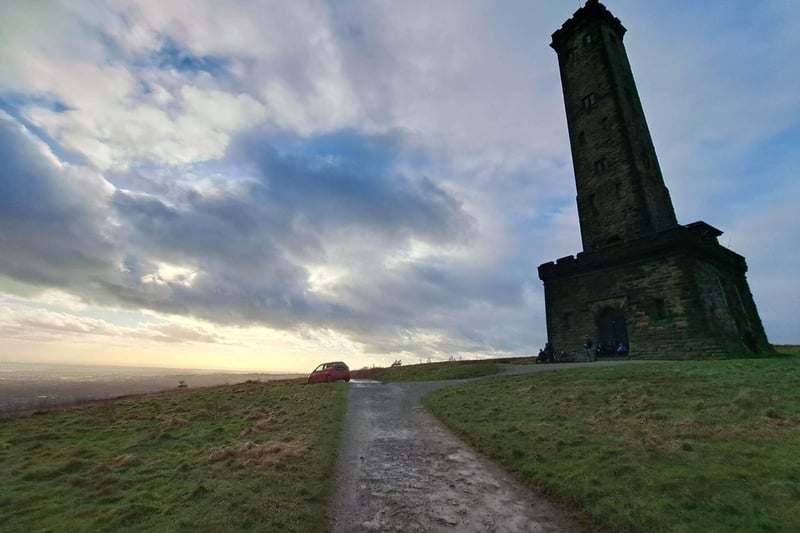 Holcombe Tower, otherwise known as the Peel Monument, near Bury