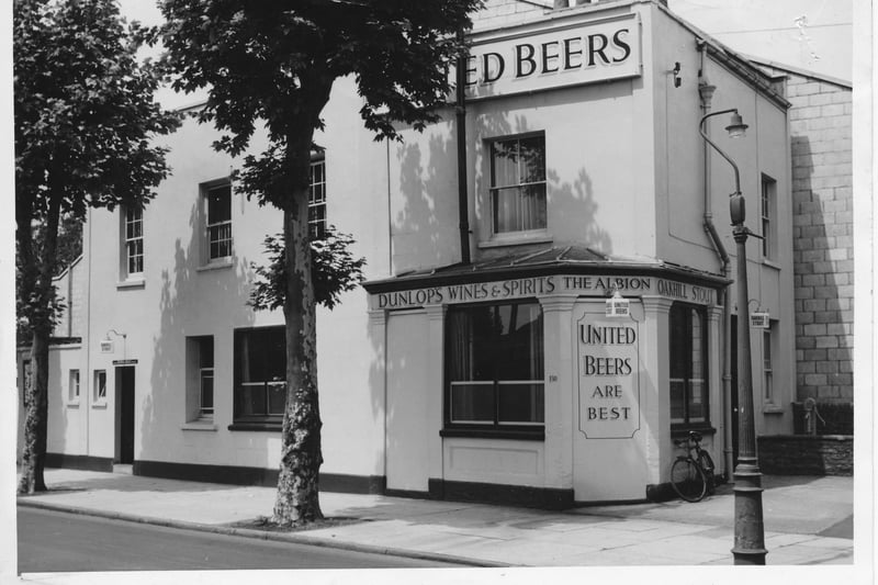 The Albion began life as the Albion Wine Vaults in the late 1860s. It was given a new frontage in the 1880s and was known as the Albion thereafter. This picture was taken in 1956. The pub would close in 2006 before being revived as the River City bar and restaurant although this would also eventually close in 2018.