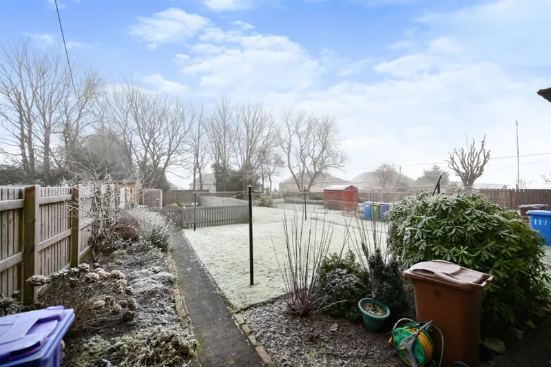 The property features a stunning rear garden
