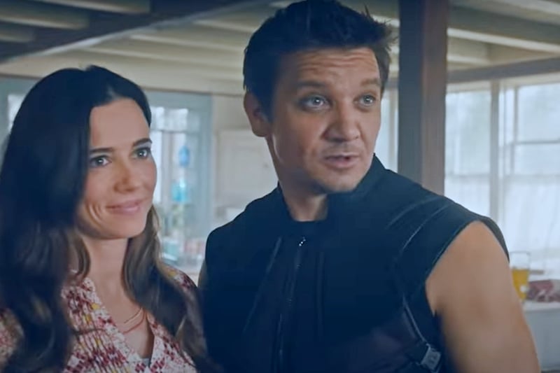 The star played Clint Barton / Hawkeye, a member of the Avengers in several Marvel Cinematic Universe films and television series beginning in the 2011 film Thor. He reprised the role for the series Hawkeye alongside Hailee Steinfeld and Florence Pugh. The film takes place after the events of the film Avengers: Endgame (2019), with the series further exploring the character's time as Ronin, a violent vigilante.