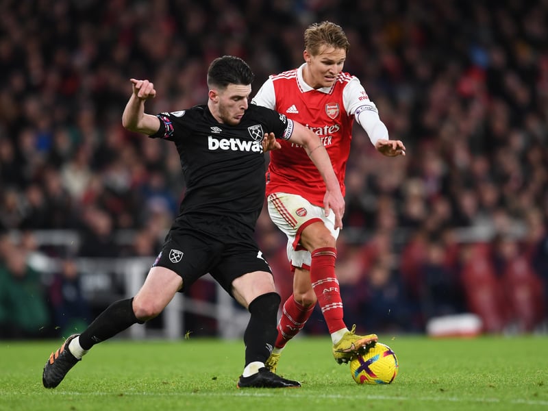 The Gunners captain has been in fine form this season as his side challenge for the Premier League title - and he commands a huge fee for any virtual manager wanting to prise him away from the Emirates.