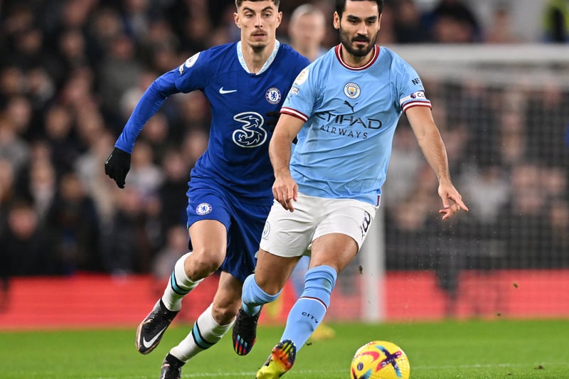 City’s best offensive player in the first half. The midfielder kept the ball ticking over and tended to pass forward throughout the night.