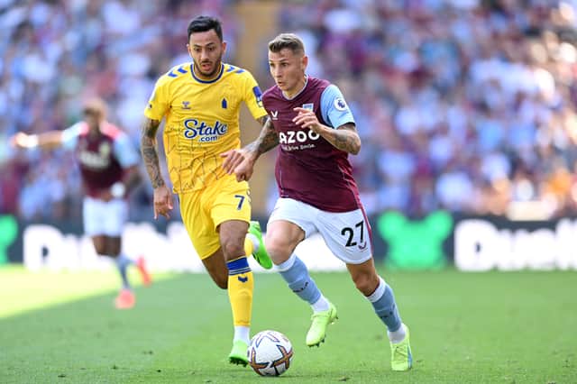 Lucas Digne was the big money arrival at Villa Park last January after completing a £25m move from Premier League rivals Everton 
