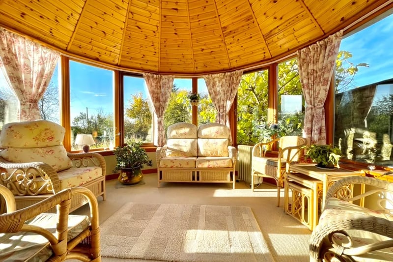 A magnificent split-level garden room