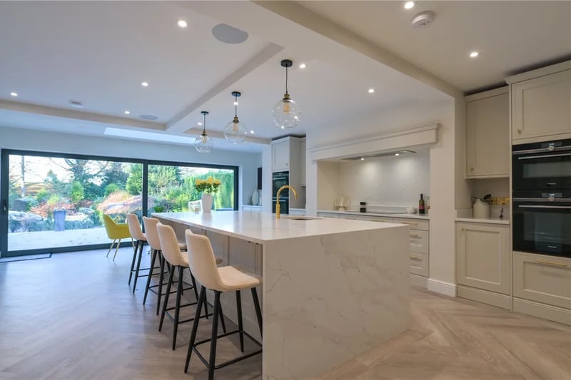 A spacious kitchen area perfect for socialising