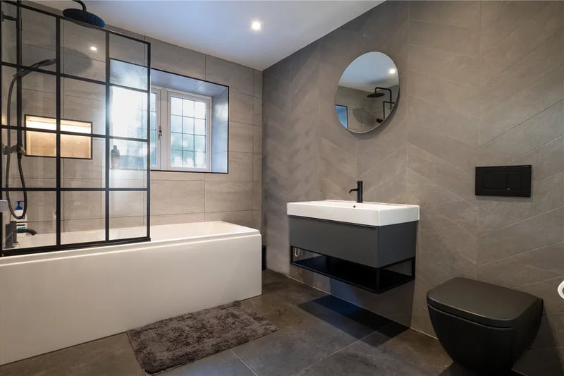 Another modern bathroom on the first floor of the property