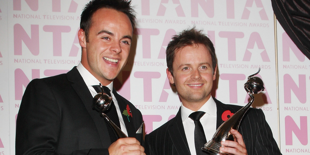Ant and Dec win one of many NTA’s for Best Presenter in 2008.