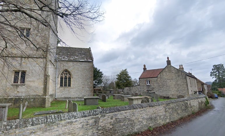 Situated on the edge of the Cotswolds and with the River Boyd passing through it, the picturesque village makes a beautiful stop off on one of the many walks in the area. Also there is The Cross House pub, a village hall and the Holy Trinity Church. 