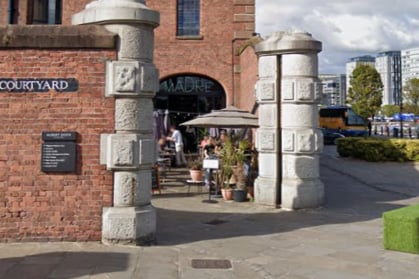Located on the Albert Dock, Madre is a Mexican bar and restaurant, known for its margaritas and tacos. Expect great food and drink, as well as live music.