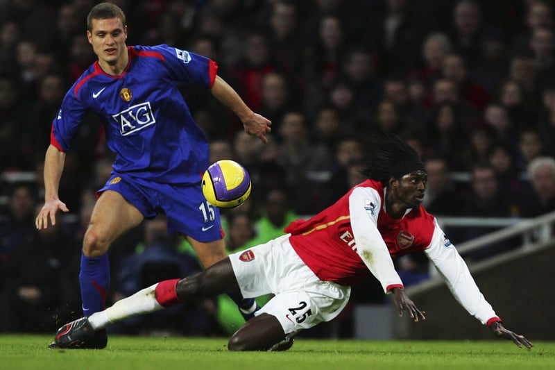 Just like Evra, Vidic arrived at Old Trafford the prvious season and was starting to nail down his place as a first team regular during the 06/07 campaign ahead of his own impressive spell with the club 