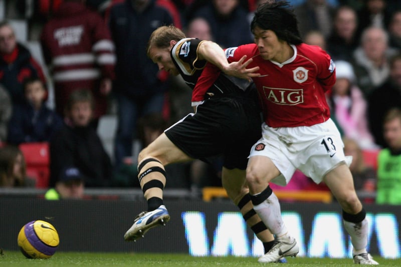 A fan favourite at Old Trafford, the South Korean opened the scoring against Charlton. After ending his playing career, where he won 100 caps for his country, he began coaching and currently works at Championship side QPR