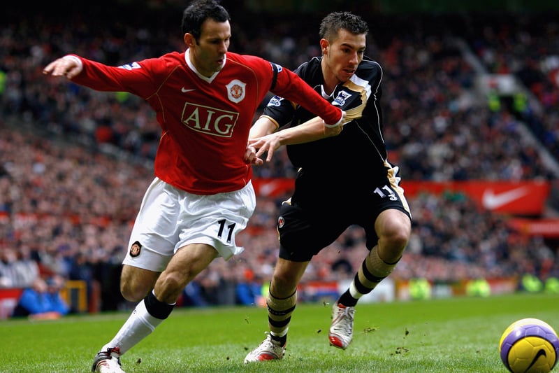 Giggs was very much a veteran of the United squad by this point, although he would remain at the club for another seven seasons beyond 06/07, and netted six goals in all competitions