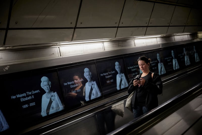 Tube stations commemorate the late Queen Elizabeth II