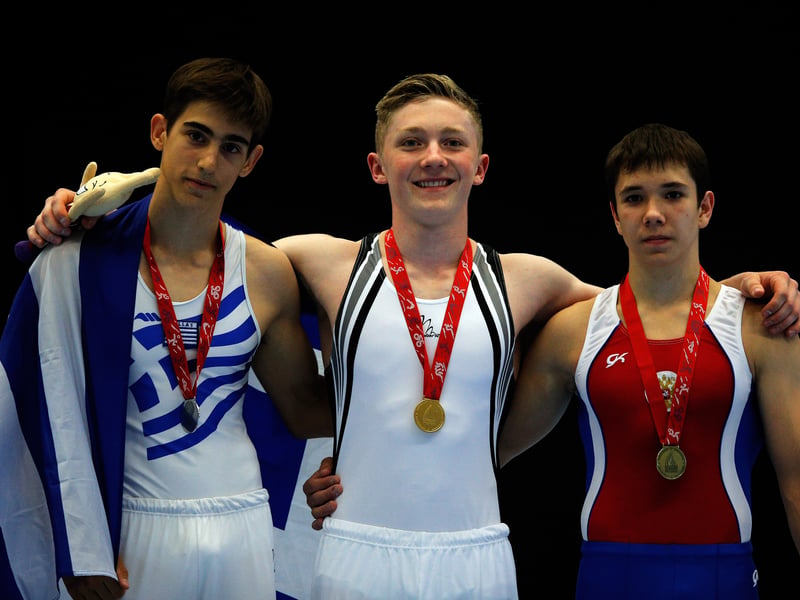 Nile Wilson won two gold medals at the European Youth Olympic Festival in July 2013. Nile won his medals for Pommel Horse and Mens Rings.