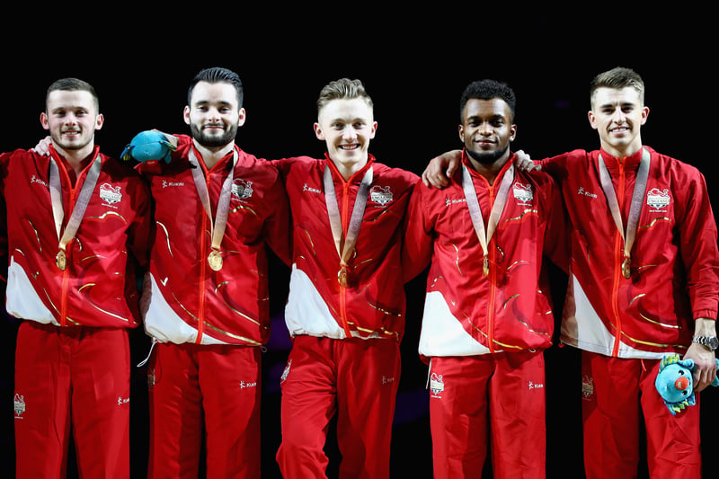 Nile Wilson helped Team GB secure a gold medal in the men’s artistic Team All-Around alongside Max Whitlock, Courtney Tulloch, James Hall and Dominick Cunningham.